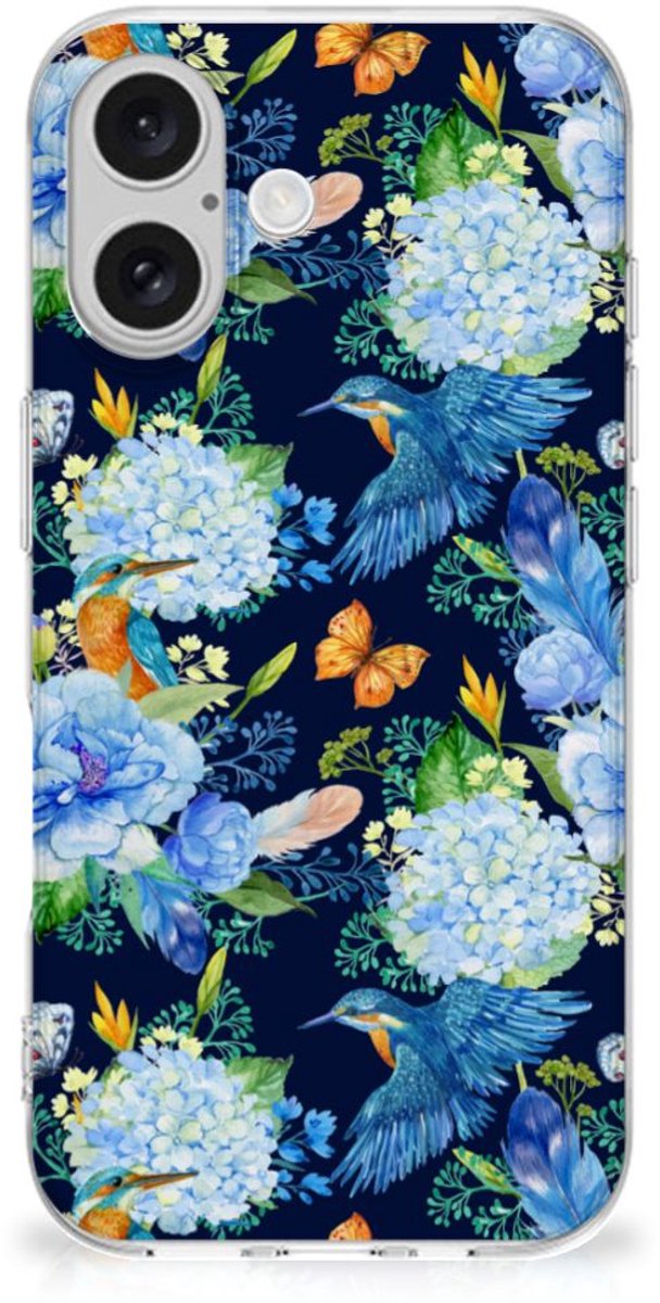 TPU Hoesje voor iPhone 16 IJsvogel