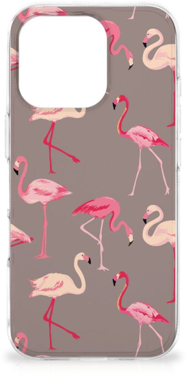 iPhone 16 Pro Max TPU Hoesje Flamingo