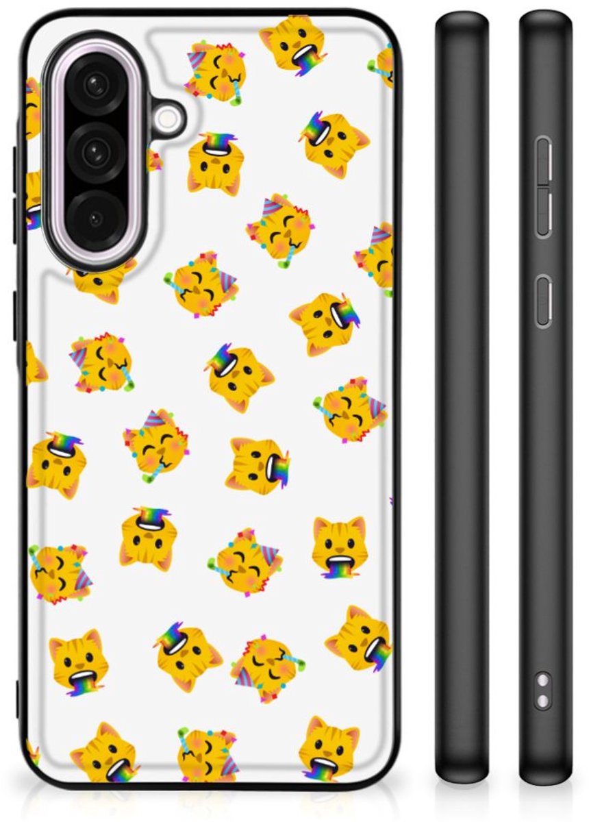 Back Case voor Samsung Galaxy A56 Katten Emojis