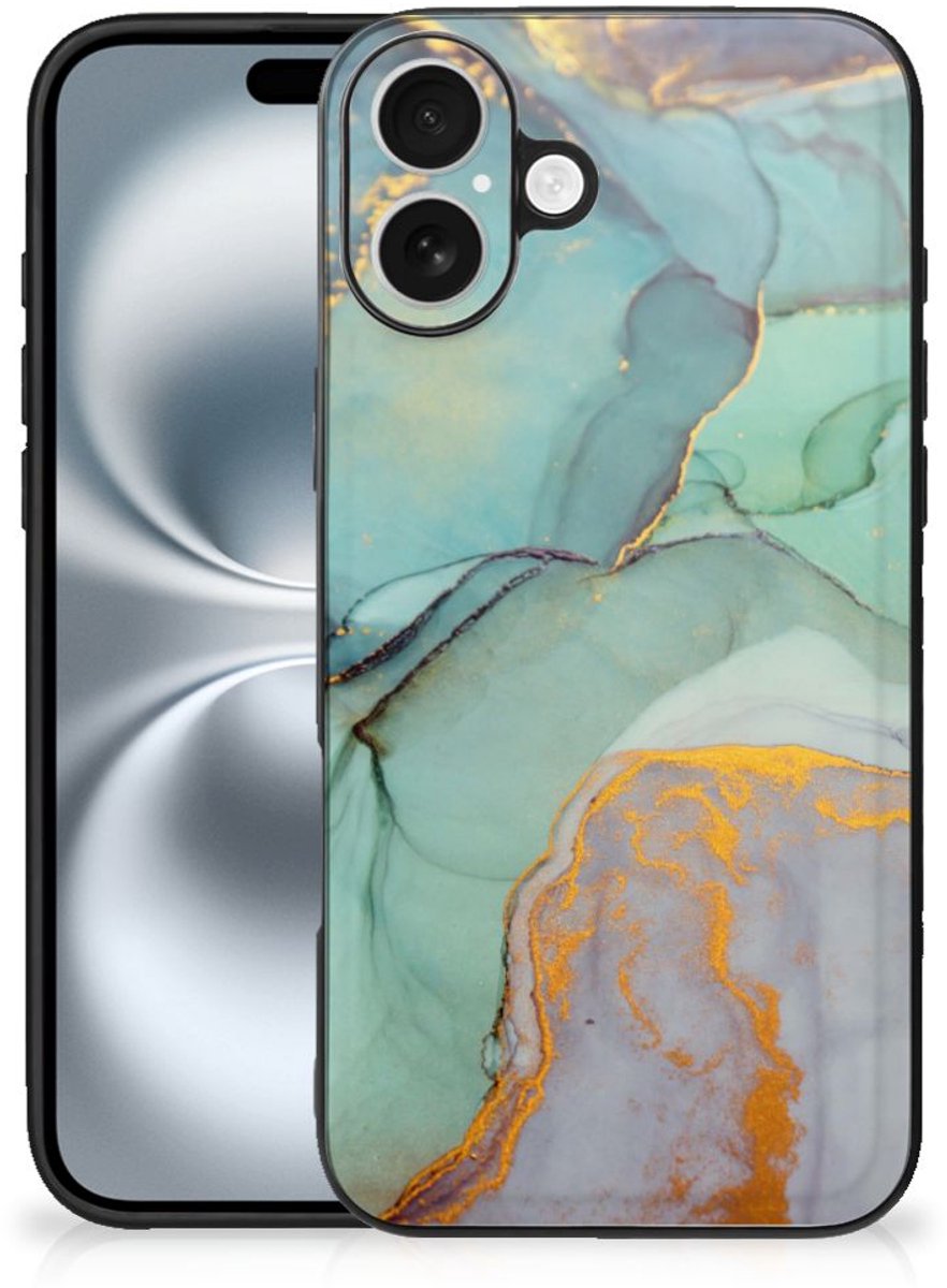 Kleurrijke Telefoonhoesje voor iPhone 16 Plus Watercolor Mix