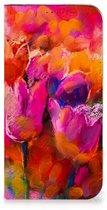 Bookcase iPhone 16 Plus Tulips
