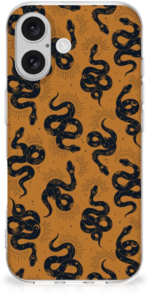 TPU Hoesje voor iPhone 16 Snakes