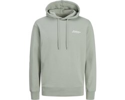 JACK&JONES JJBEAU SWEAT HOOD LN Heren Trui - Iceberg Green
