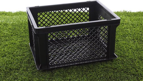 TLRGolf Stevige Fietskrat - Fietsmand 40 x 30 x 20 - Fietskrat Zwart - Stevig Kunststof - 25L van TLRGolf — afbeelding 5