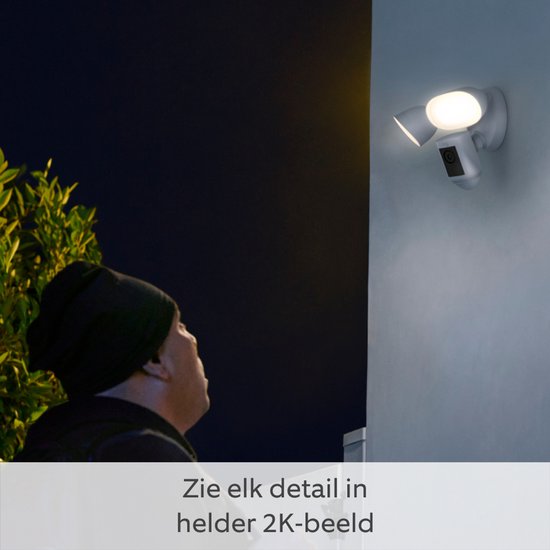 Ring Floodlight Cam Wired Pro - IP-beveiligingscamera - Buiten - 2k-video van Merkloos — afbeelding 3