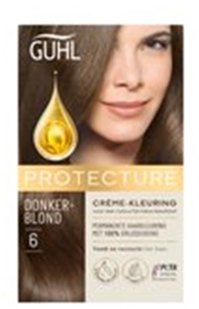 Guhl Beschermende Crème-kleuring No. 6 - Donkerblond - Haarverf