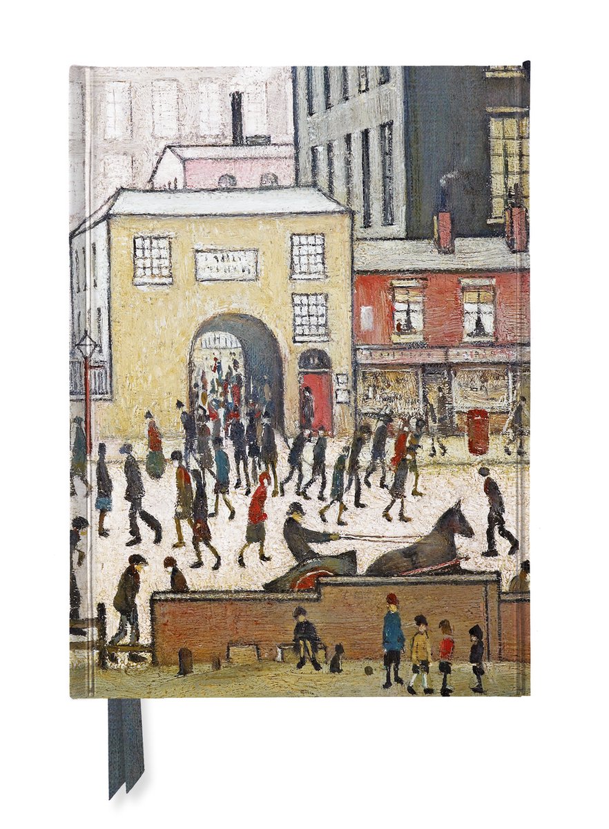 Flame Tree Notebooks- L.S. Lowry: Coming from the Mill (Foiled Journal)