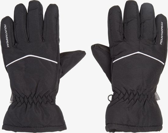 Mountain Peak dames skihandschoenen zwart - Maat XXL