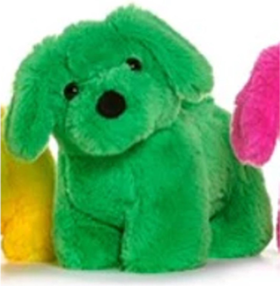 Luna - Pluche Knuffel Hond - Groen - 25cm
