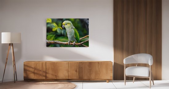 Tableau sur toile Saammp - Perroquet - Nature - Animaux - 120x80 - Photo sur toile - Décoration murale - Décoration murale murale Salon - Décoration chambre - Impression sur toile