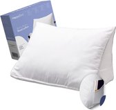 HappyBed Leeskussen - 45x60 cm - Leeskussen voor in Bed - Aanpasbaar met Rits - Bookseat - Rugkussen - Boekkussen - Drukverdelende Werking