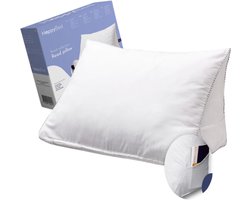 HappyBed Leeskussen - 45x60 cm - Leeskussen voor in Bed - Aanpasbaar met Rits - Bookseat - Rugkussen - Boekkussen - Drukverdelende Werking HappyBed Leeskussen - 45x60 cm - Leeskussen voor in Bed - Aanpasbaar met Rits - Bookseat - Rugkussen - Boekkussen - Drukverdelende Werking