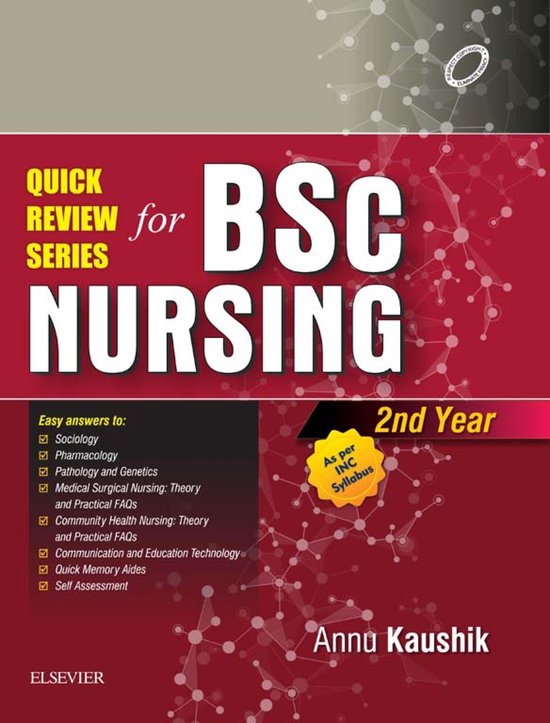 Quick Review Series for B.Sc. Nursing: 2nd Year E-Book - cover