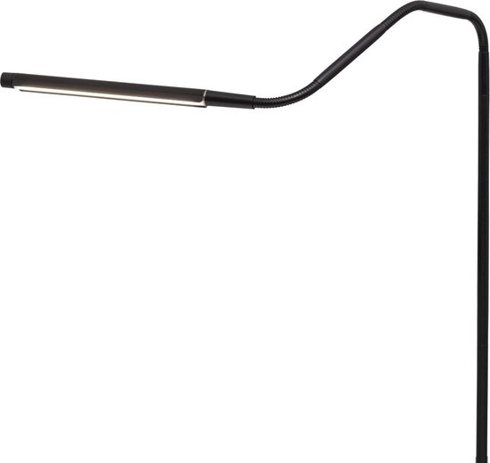 Daylight Electra - Staande vloerlamp - 3 lichtkleuren - Dimbaar - leeslamp - woonkamer - Zwart