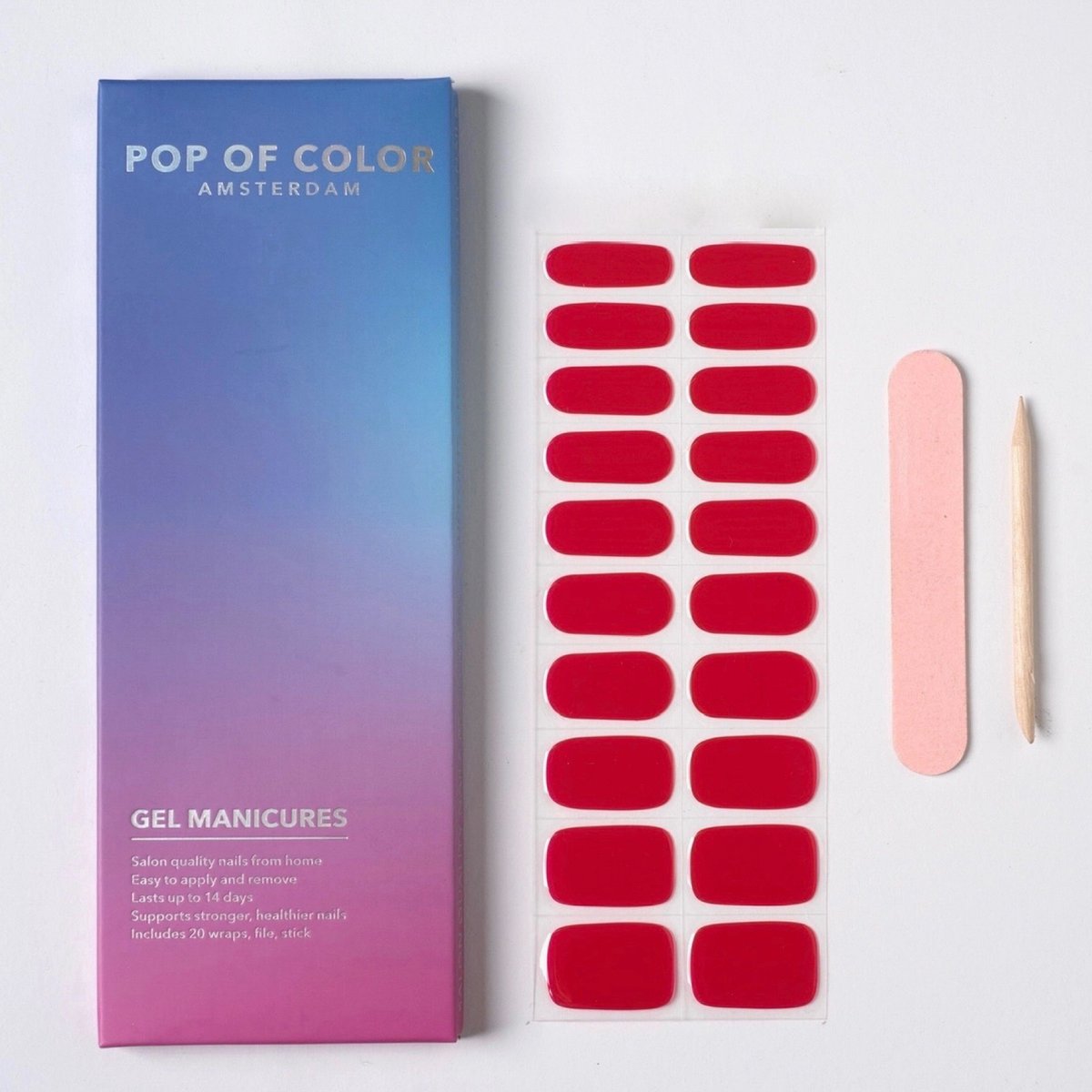 Goedkoopste Pop of Color Amsterdam – Name Like a Virgin – Color Red – Gel Nail Wraps – Gel Manicures – Gellak Stickers – Nagelstickers – Gel Nagel Stickers – Nail Wraps – Nagel Stickers – Nagel Wraps – Nail Stickers – popofcoloramsterdam