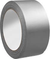 Boxstuff Duct Tape - Grijs - 50mm x 50m - Sterk & Waterafstotend - 1 Rol - 0,17mm dik