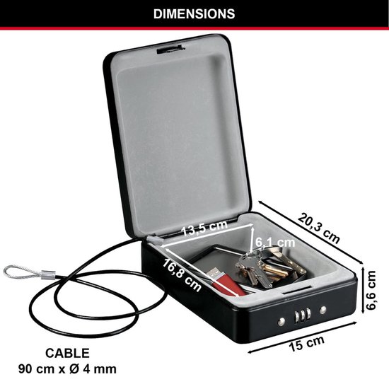 Lexium Phone Safe - Coffre-fort pour téléphone - Coffre-fort pour smartphone - Prison pour téléphone