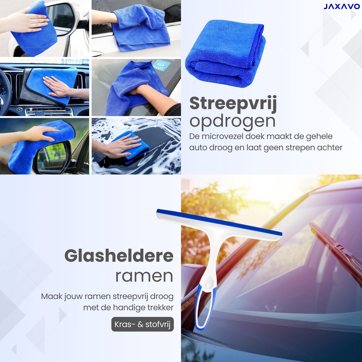 44 Stks Wasstraat Schoonmaakset met Detailing Borstels Auto Vacuüm Boor