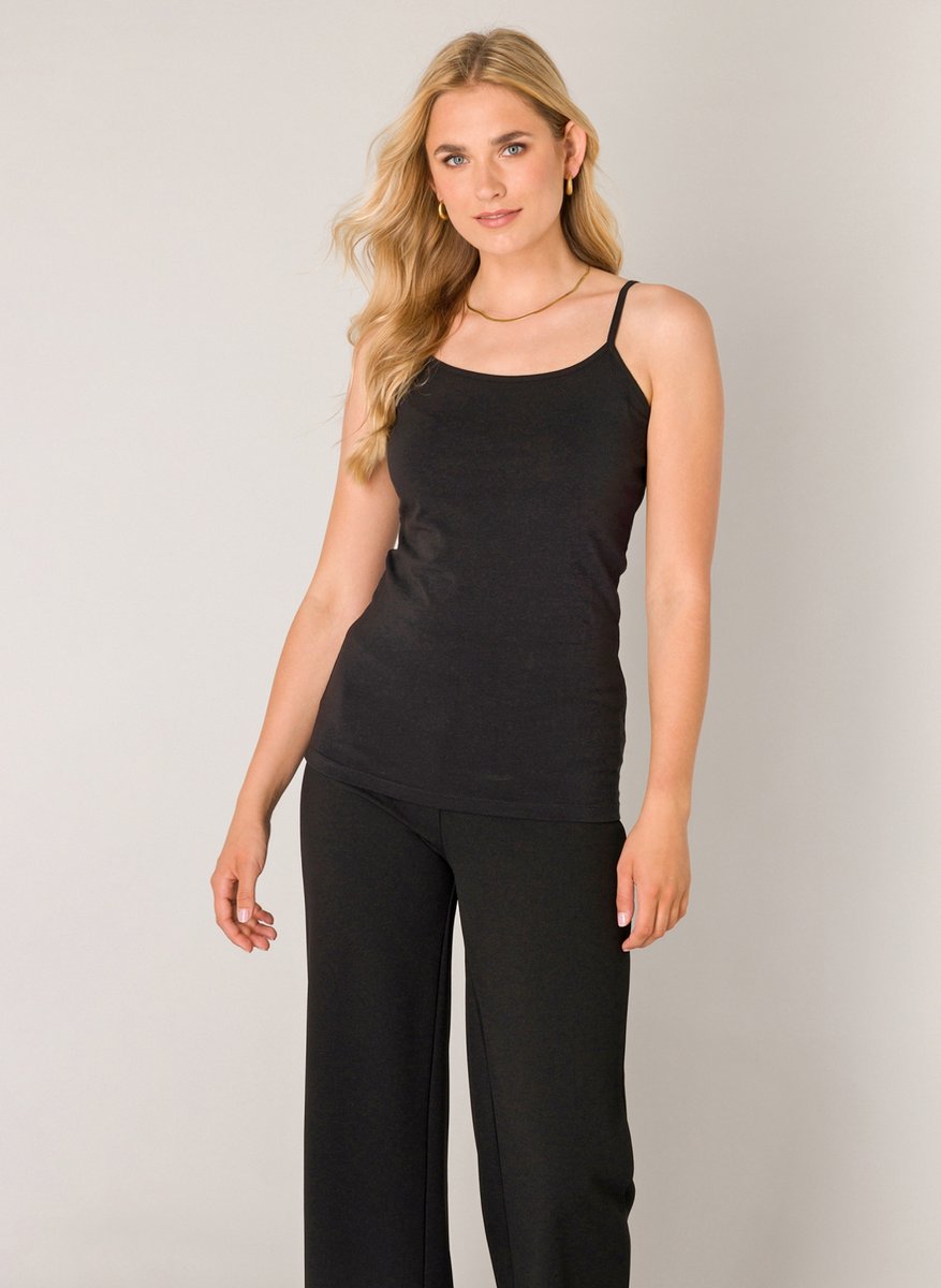 BASE LEVEL Yoshji Top - Black - maat 40