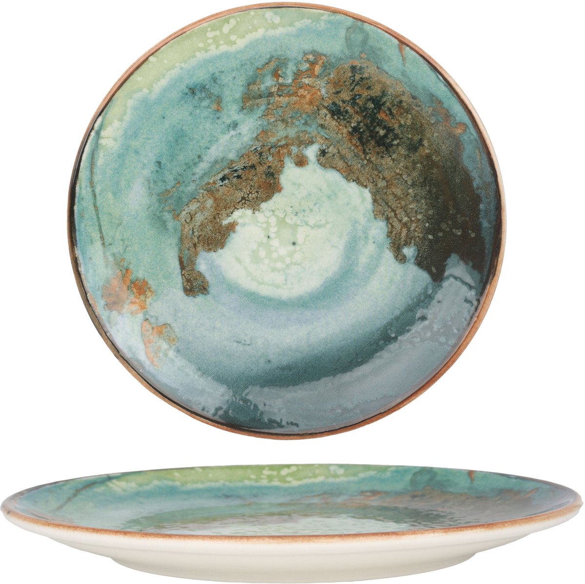 Bonna Dessertbord - Futura - Porselein - 21 cm - set van 6
