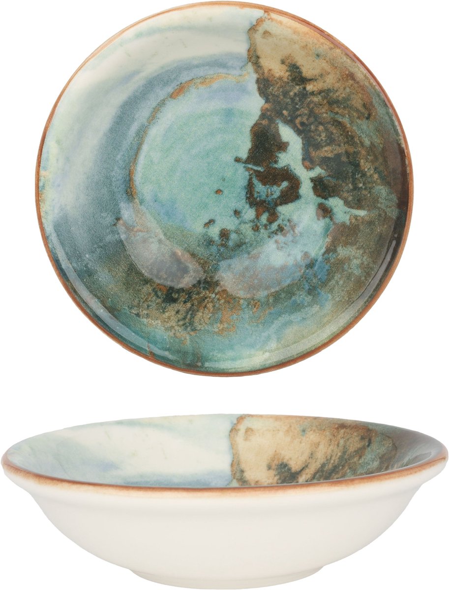 Bonna Serveerschaal - Futura - Porselein - 13 cm (220cc) - set van 2
