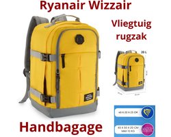 Topkwaliteit reisrugzak 40x20x25 cm-RYANAIR-WIZZAIR-handbagage -open als een koffer-vliegtuig-reistas-hoogwaardige premium kwaliteit-vakantie