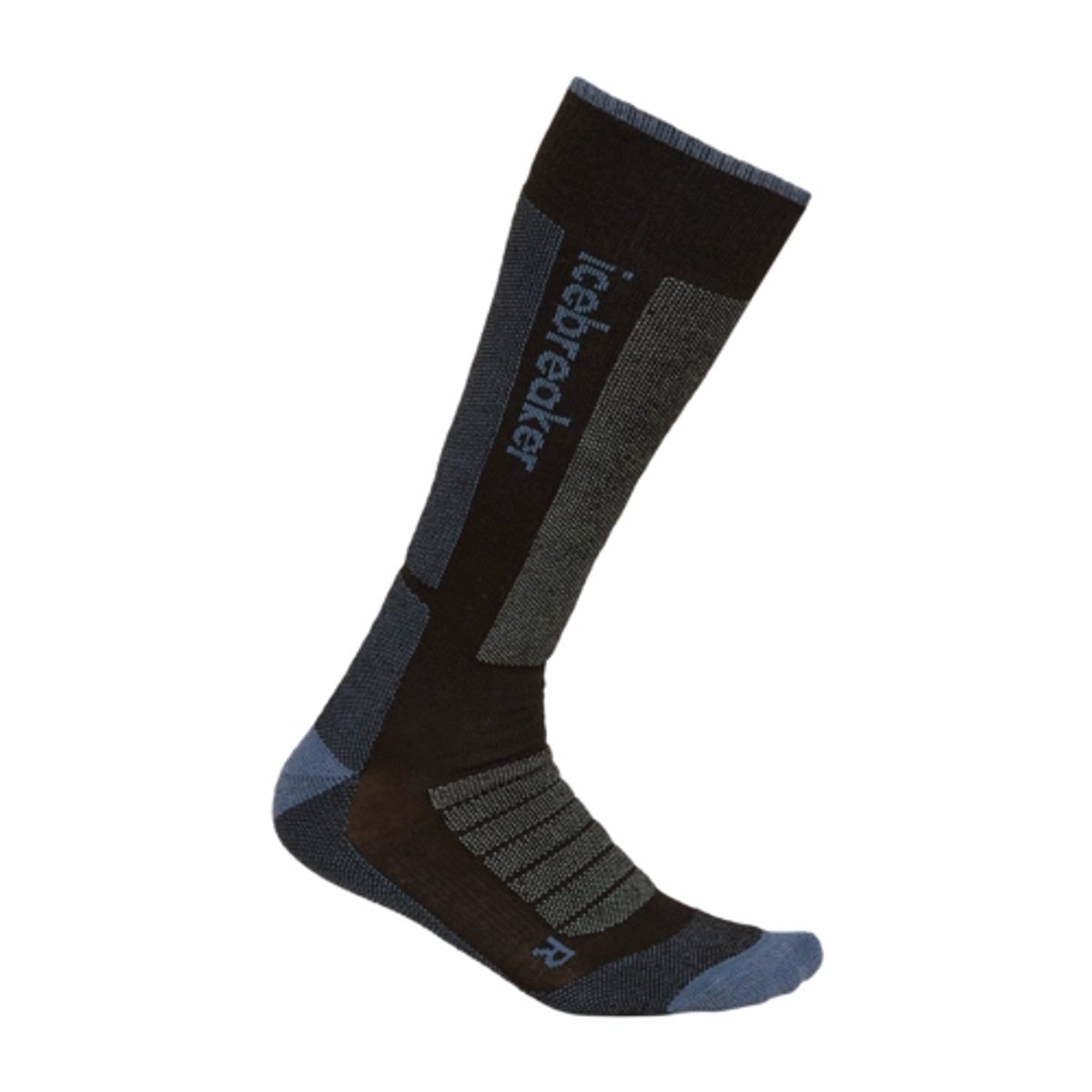 Skisokken Icebreaker Women Ski+ Medium OTC Dawn Graphite-Schoenmaat 38 40 Zwart