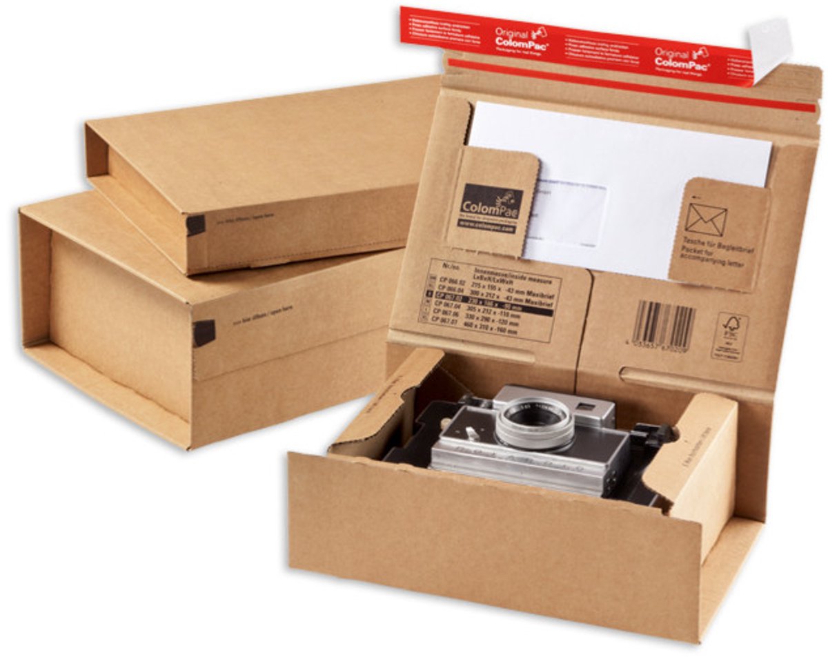 Colompac CP067.06 Paket Verpackungsbox Braun 10 Stück(e) (CP067.06.010)