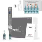 Originele Dr.Pen Ultima M8 - Draadloze Dermapen - Digitale Snelheidweergave - Microneedling - Huidverzorging - incl. 5x 16 pin naalden (merk esterance) & Sprayflesje 50 ml voor desinfectie