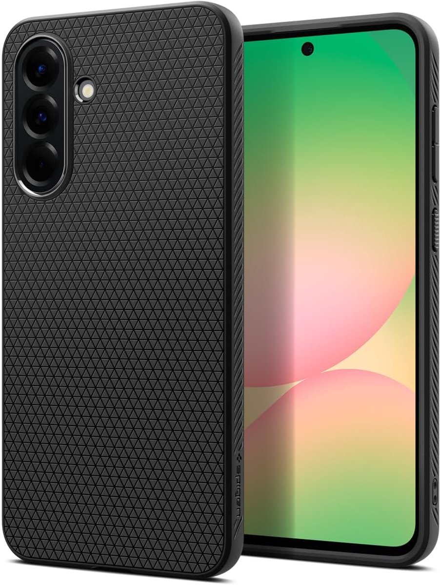 Spigen Geschikt voor A56 5G - Liquid Air - Back Cover Hoesje - Zwart