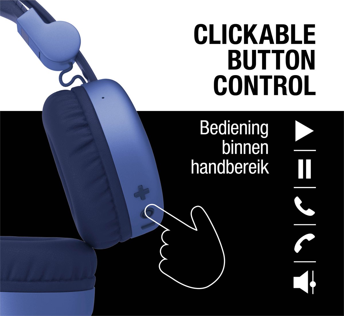 Fresh 'n Rebel Code Core Draadloze On-Ear Koptelefoon 30 Uur - afbeelding 2