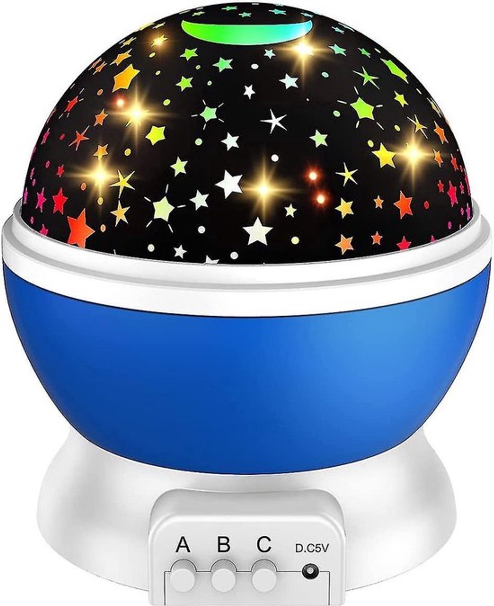 THAR Sterrenprojector Nachtlampje – LED Galaxy Lamp – Kind – Blauw