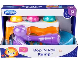 Playgro Bop 'N Roll Ramp - Activity-center - Baby Speelgoed met hamer - Baby speelgoed - Interactief speelgoed Baby - Educatief speelgoed - Kraam Cadeau- Speelgoed Baby