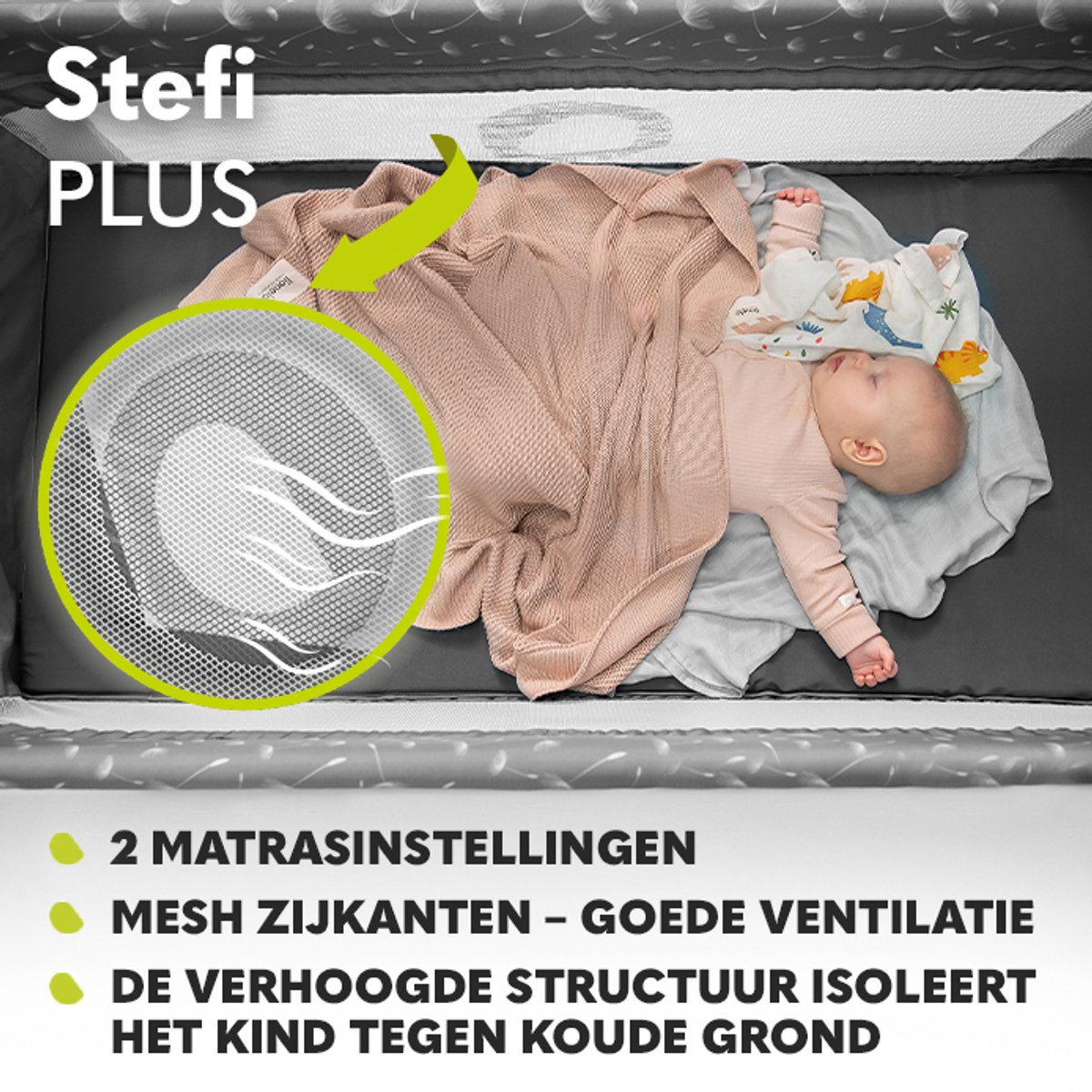 LIONELO LIONELO Stefi Plus Campingbedje - afbeelding 4
