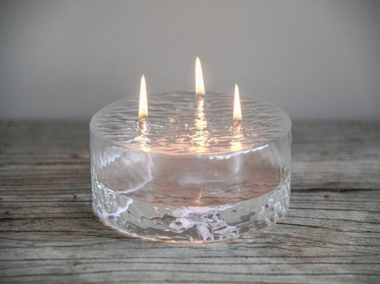 Leeff Olielamp Oscar L - Tafellampen - Transparant - 15,5 x 7 CM - Glas van Leeff — afbeelding 2
