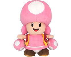 foto van Nintendo Together + Super Mario Bros – Toadette Official Licensed knuffel – 20 cm pluche