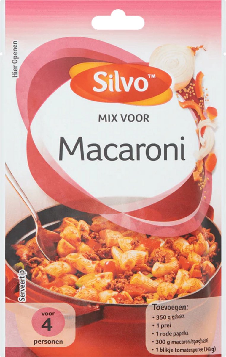 Silvo 5 x mix voor Macaroni 35 gram