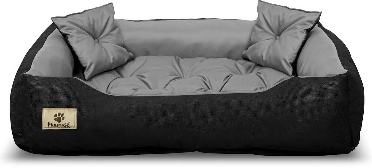 Hondenbed PRESTIGE box 55x45 cm waterdicht grijs
