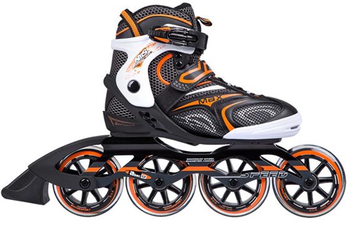 Nils Extreme NA1060 Snelle Rolschaatsen – ABEC9 100mm Wielen Oranje