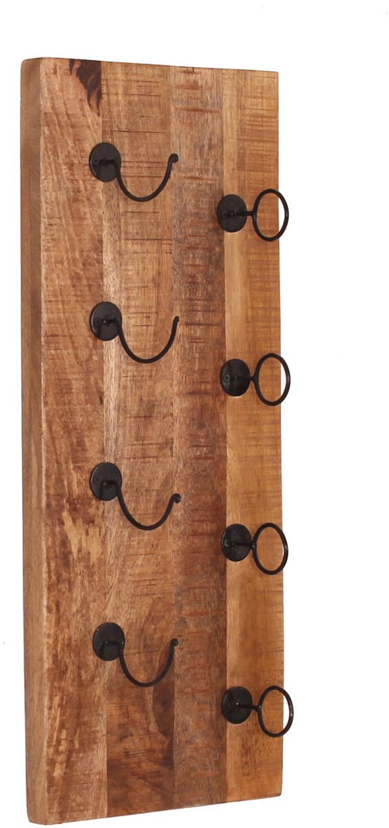 Wijnrek Indus Mango - Breedte 33 cm - Hoogte 80 cm - Diepte 16 cm