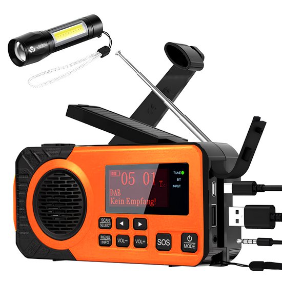 Noodradio – Solar Opwindbaar