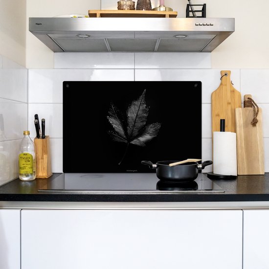 KitchenYeah® Protection plaque induction 76x51.5 cm - Noir - Lame - Protege plaque de cuisson - Couvre plaque induction - Protecteur d'induction - Cuisine