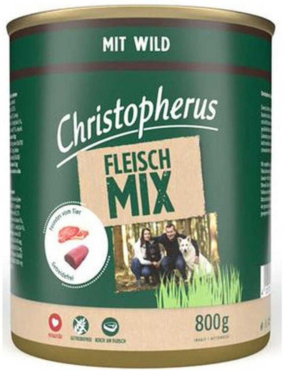 Christopherus vleesmix 6x800g - wild