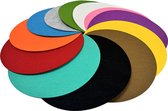 Vloerankers rond XL 40 cm – set van 12 – vilt – voor systemisch werk en opstellingen