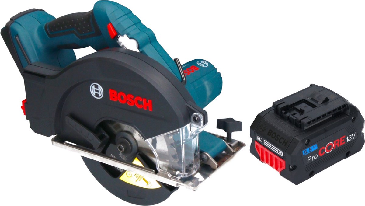 Bosch GKM 18V-50 Professionele accu metaalcirkelzaag 18 V 136 mm borstelloos + 1x ProCORE accu 5,5 Ah - zonder oplader