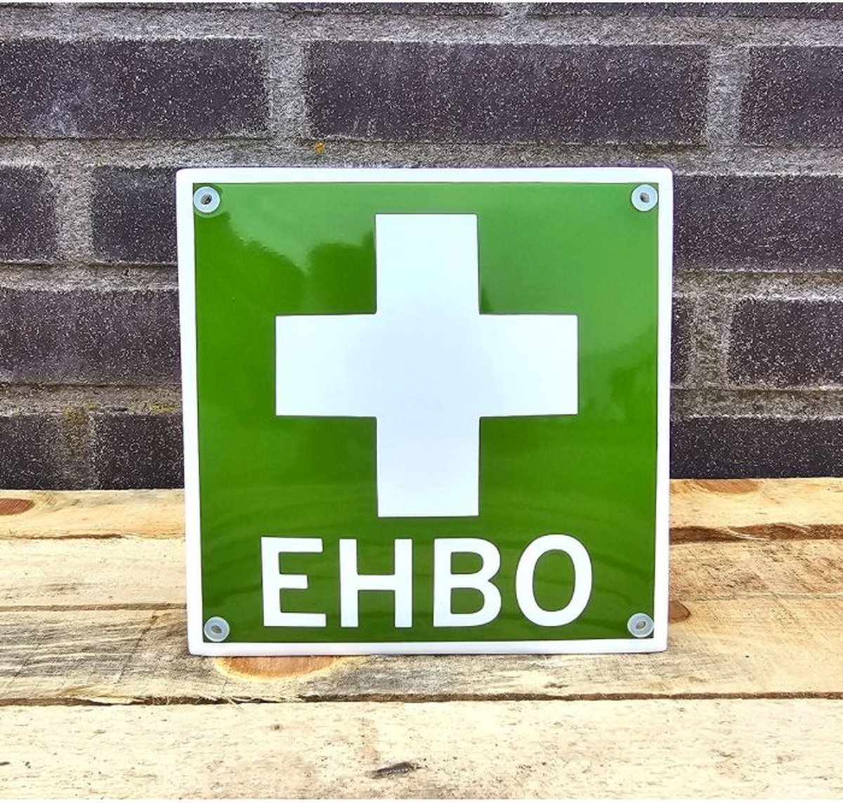 EHBO - Eerste Hulp Bij Ongevallen emaille veiligheidsbord emaille bord