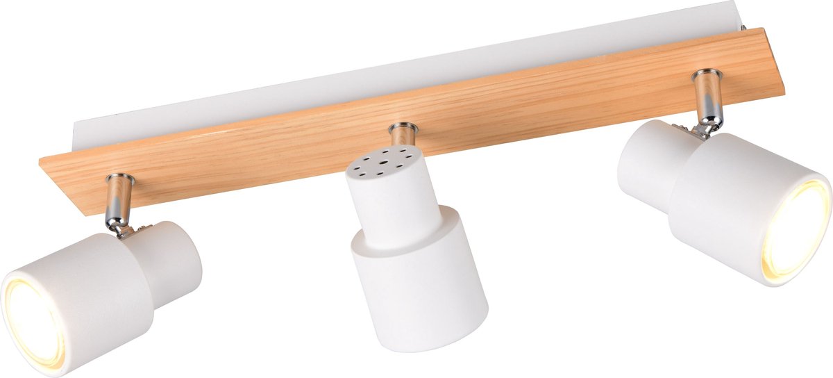 REALITY PIERRE - Spot - Wit mat - excl. 3x GU10 3 W - Plafondbevestiging - Casalum