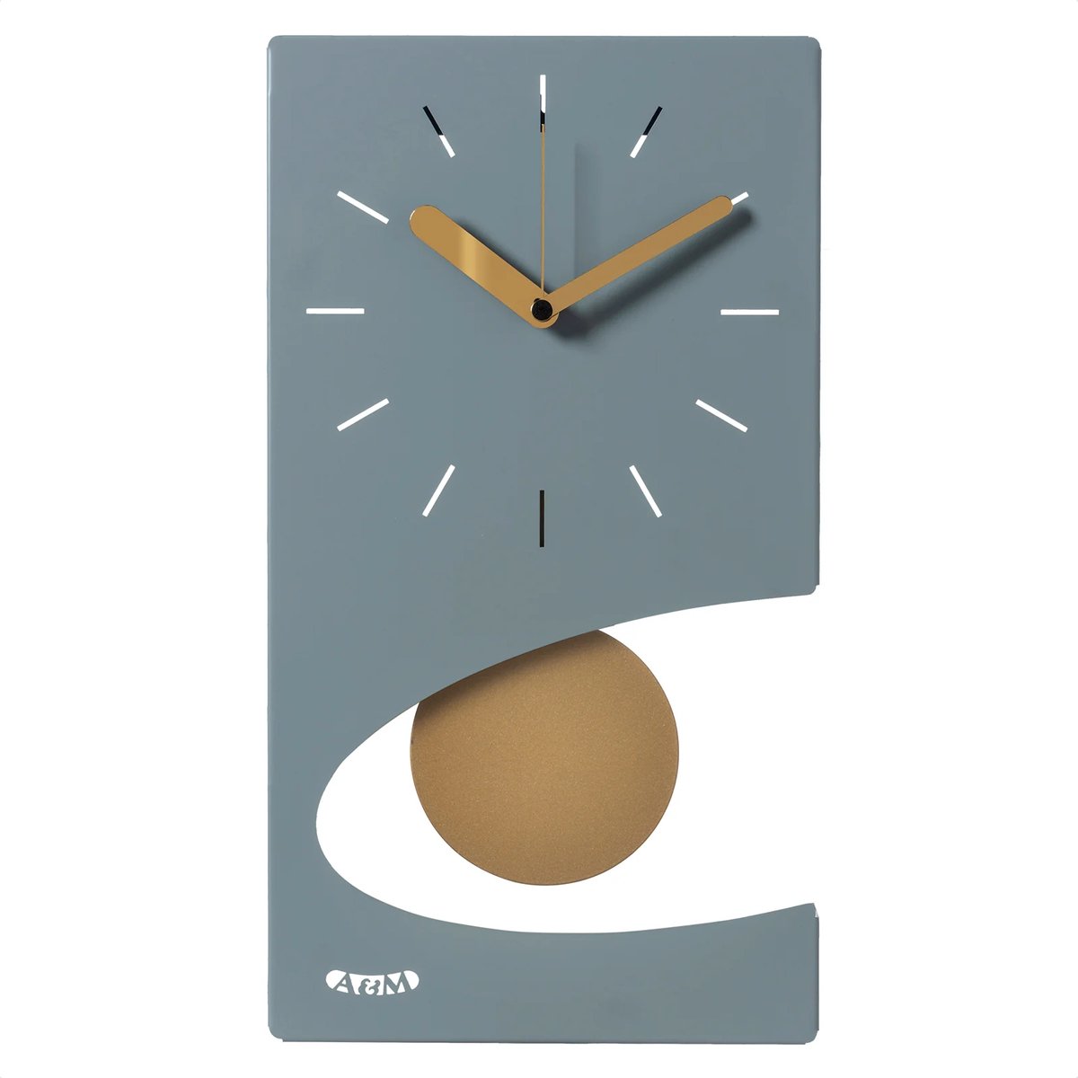 Wandklok met slinger MODERN DESIGN