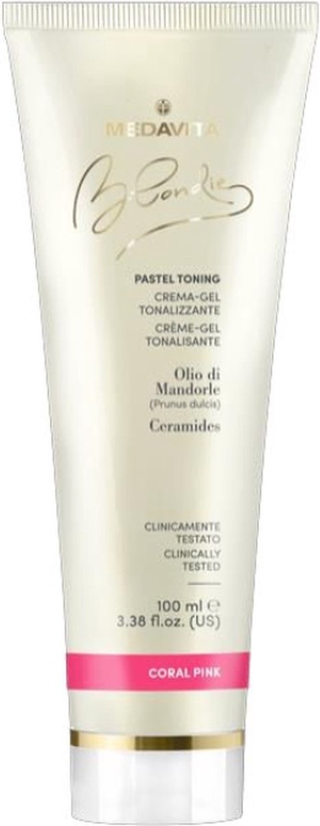 Medavita Blondie Pastel Toning haarkleur Koraalroze 100 ml