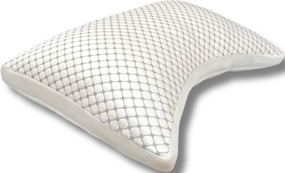 Beau Maison Zen-Cool Pro Pillow - Hoofdkussen - 50x70cm - Geavanceerde Koeltechnologie - Navulbare Vulling